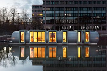 Article about houseboats in Hamburg-Hammerbrook, June 2019