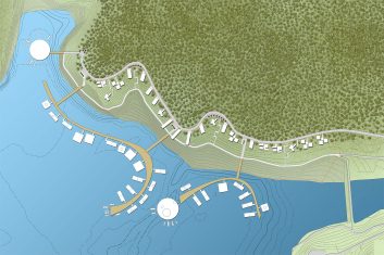 Jinhai-Lake China, Masterplan für Hillside Houses